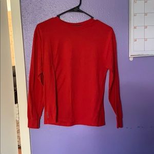 red champion long sleeve
